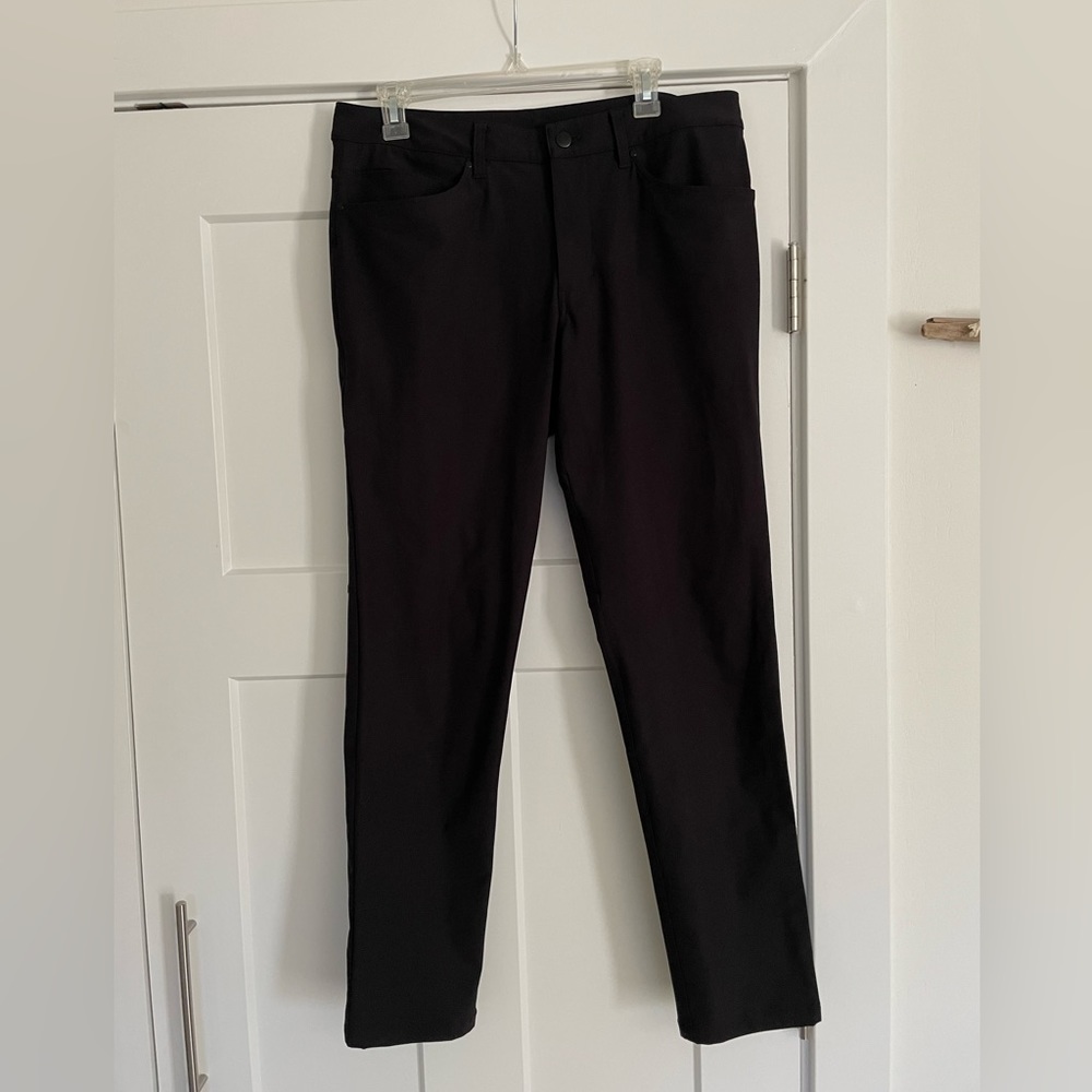 Lululemon ABC slim Pants Fit Warpstreme Obsidian / dark grey Men’s 33